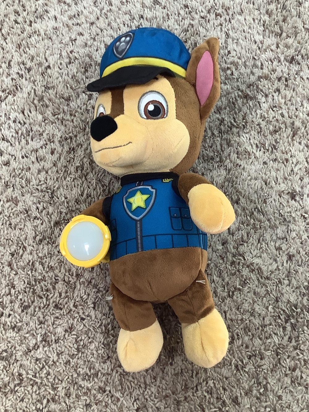 Spin master Paw Patrol Chase w/ flashlight stuffy